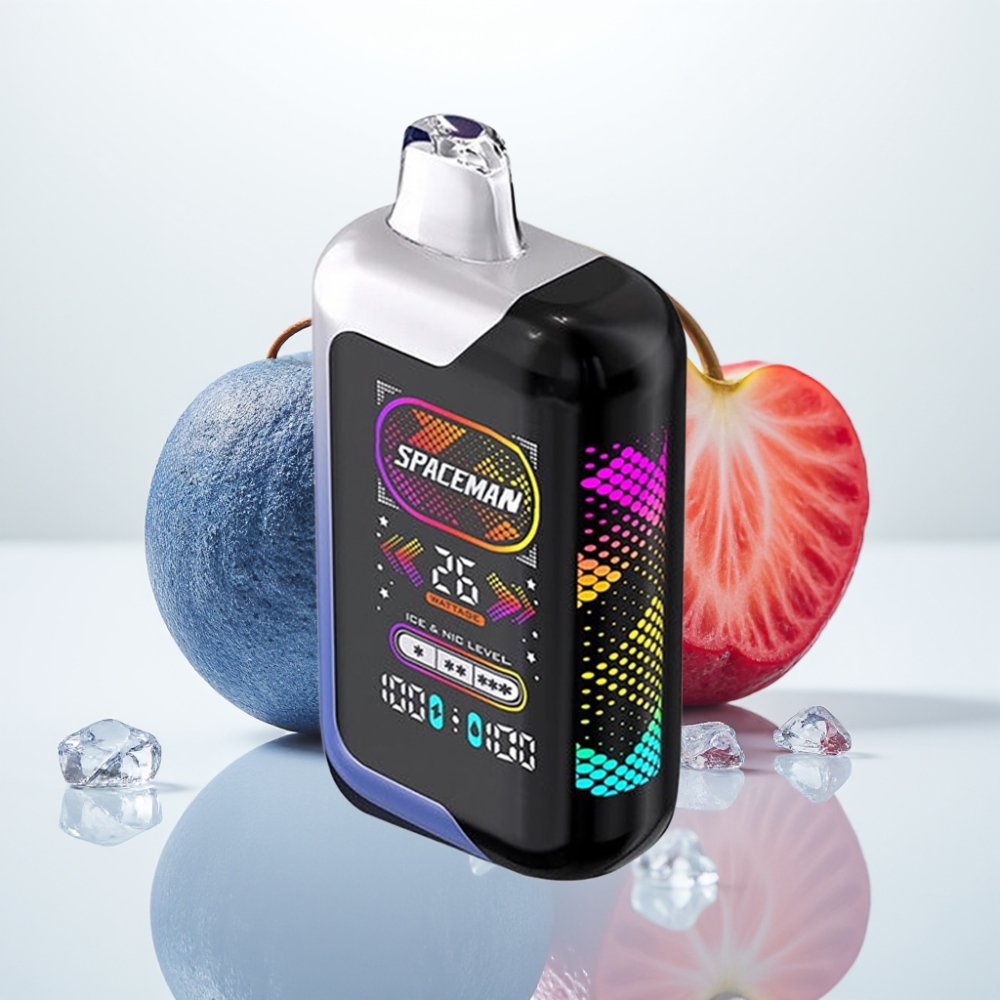 Spaceman SP40000 Cero Nicotina Disposable Vape - Luz Dinámica 20ml 0mg Pantalla LED
