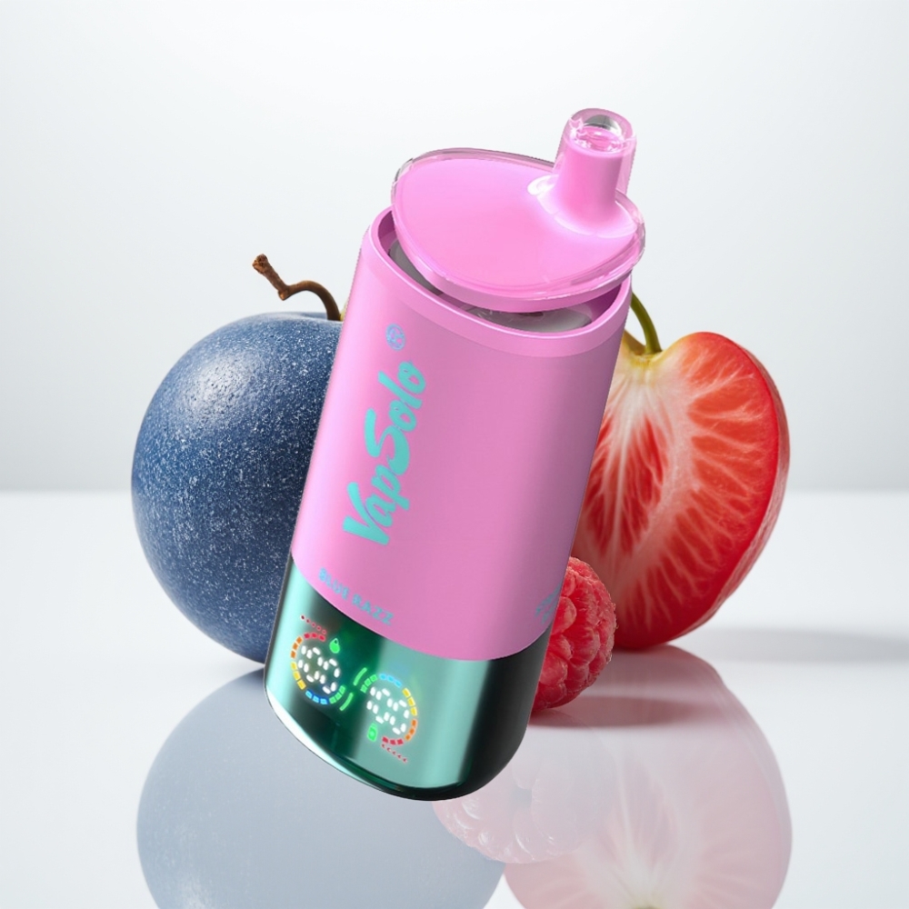 VapSolo Triple 30000 Puffs Azul Frambuesa – 40ml Tipo-C 3 Tanques