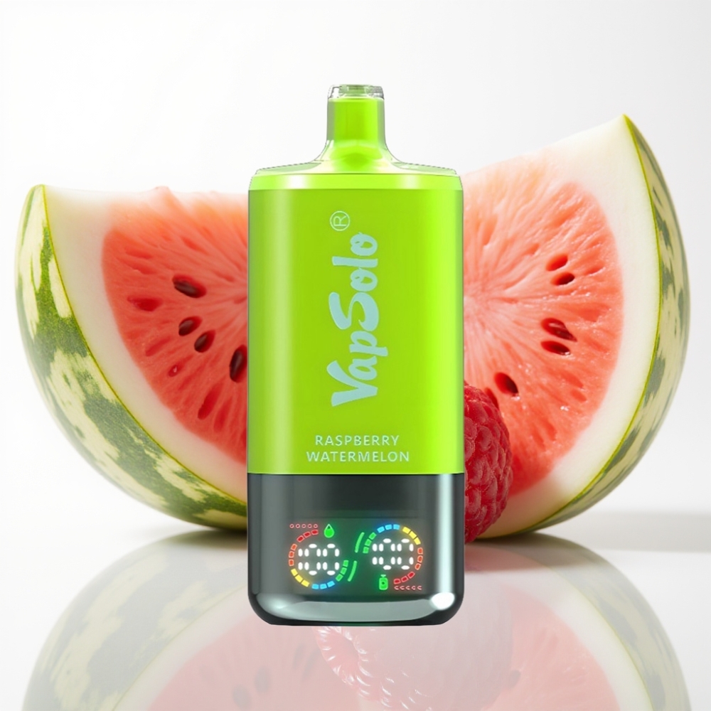 VapSolo Triple 30000 Puffs Frambuesa Sandía 40ml Tipo-C