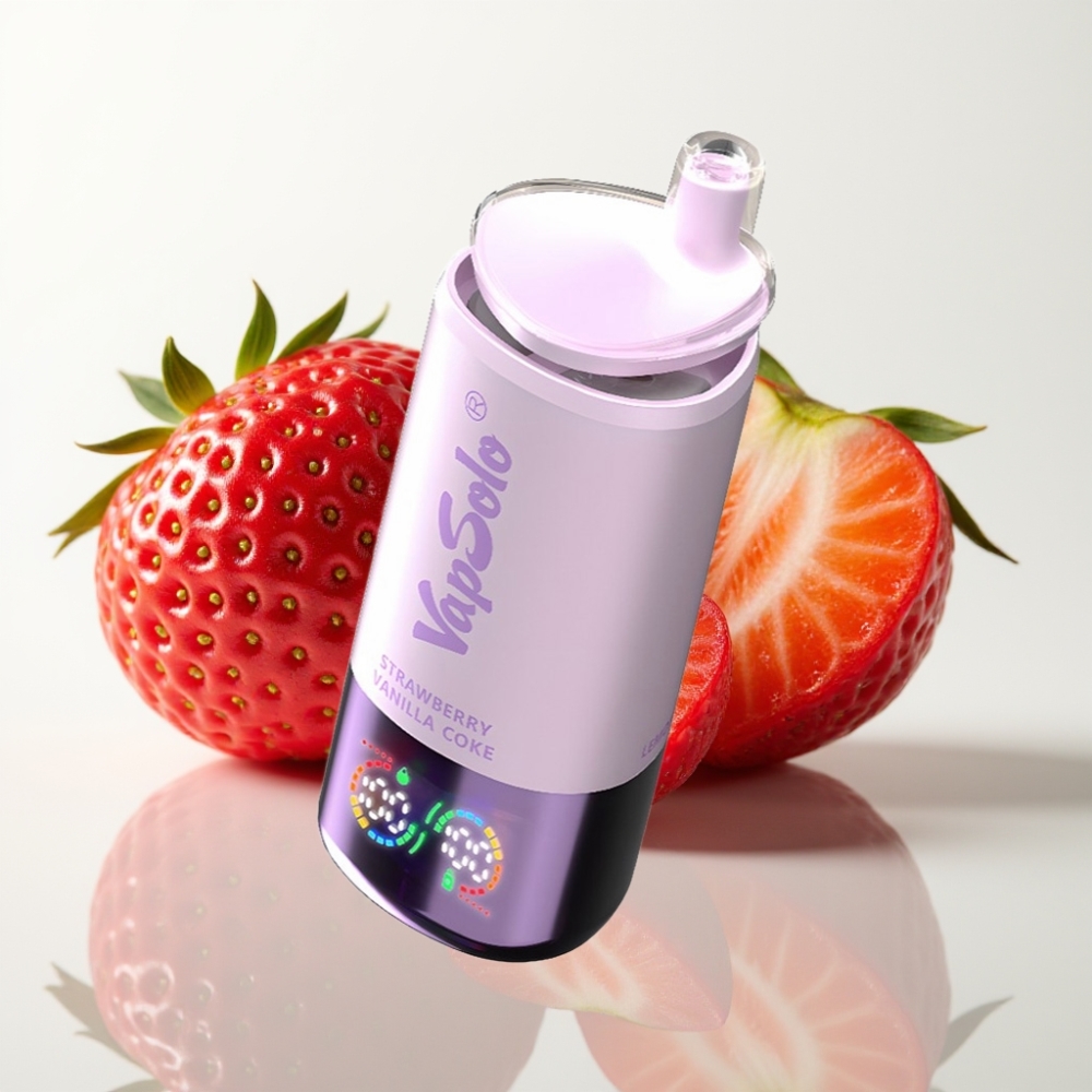 VapSolo Triple 30000 Puffs Fresa Vainilla Coca Desechable – 40ml Tipo-C 20/50mg