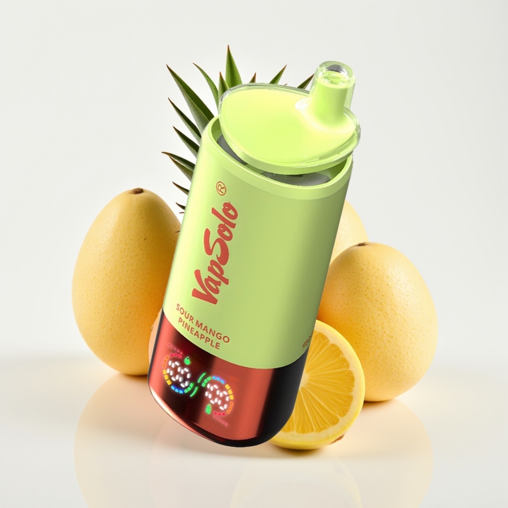 VapSolo Triple 30000 Puffs Mango Piña Ácida 40ml Tipo-C