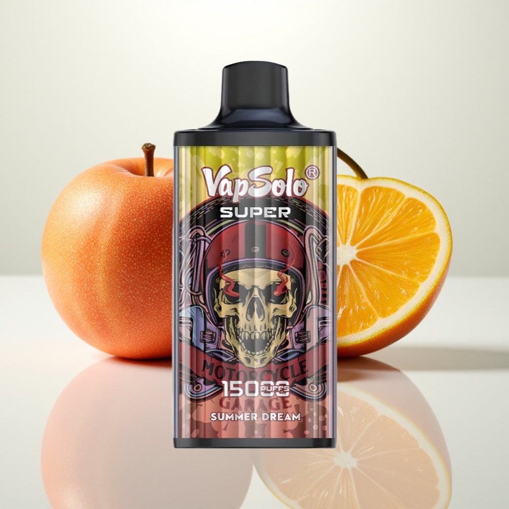 Vapsolo Super 15000 Puffs - Sueño de Verano 40ml 50mg Carga Tipo-C