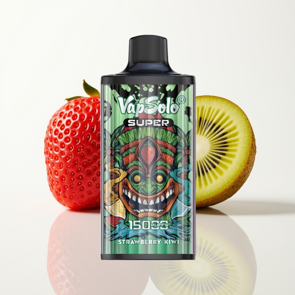 Vapsolo Super 15000 Puffs Desechable Fresa Kiwi - 40ml 850mAh Tipo-C