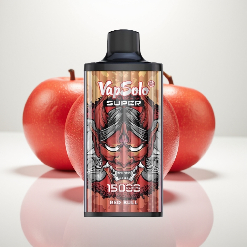 Vapsolo Super 15000 Puffs Desechable – Toro Rojo 40ml Tipo-C Malla 850mAh