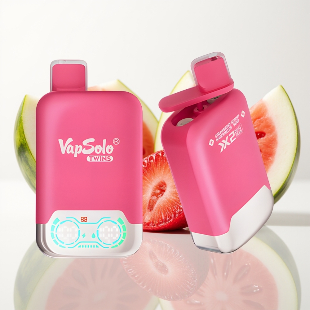 Vapsolo Twins 20000 Puffs - Fresa Sandía  Osito Gominola - 40ml - Tipo C