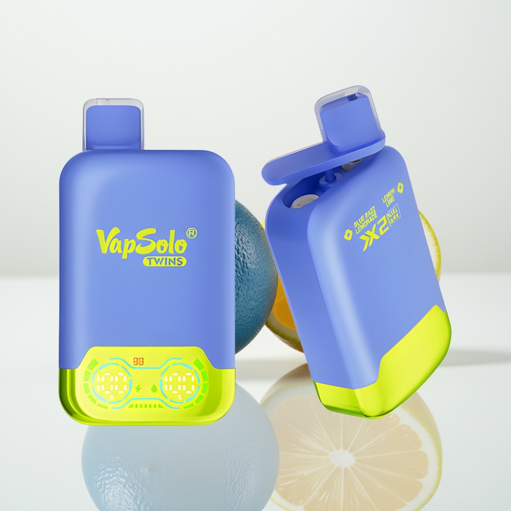 Vapsolo Twins 20000 Puffs Doble Tanque - Limonada Azul  Lima Limón