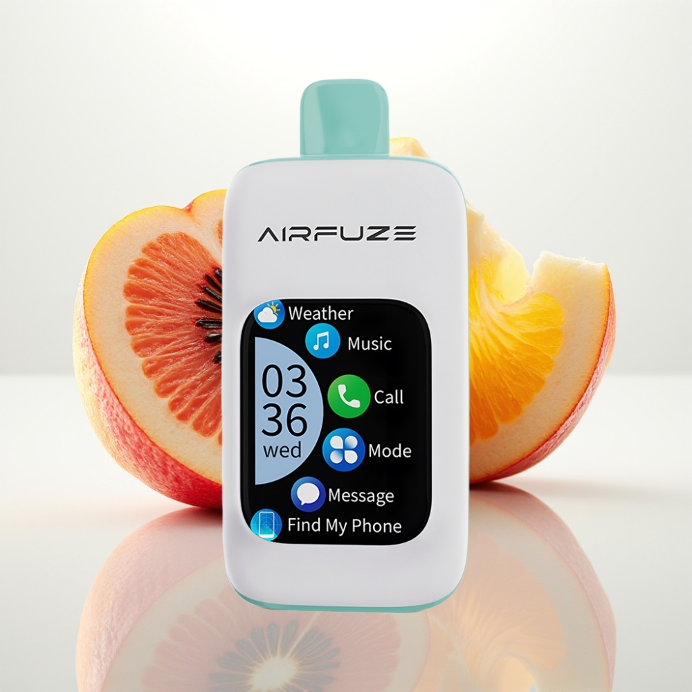 AirFuze Smart 30000 Puffs Pod Desechable con Pantalla Táctil y Sabor Explosión Frutal Arcoíris