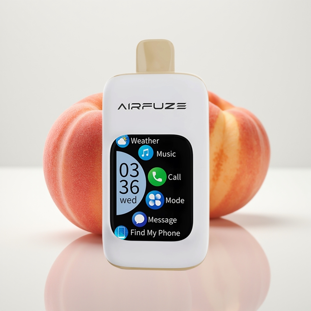 AirFuze Smart Pro 40000 Caladas Vape Melocotón Jugoso con Pantalla Táctil y 3 Modos