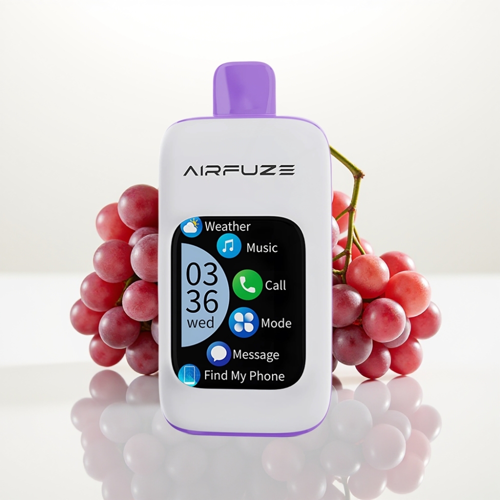 Airfuze Smart Pro 40000 Puffs 20ML Uva Explosiva con Pantalla Táctil y 3 Modos