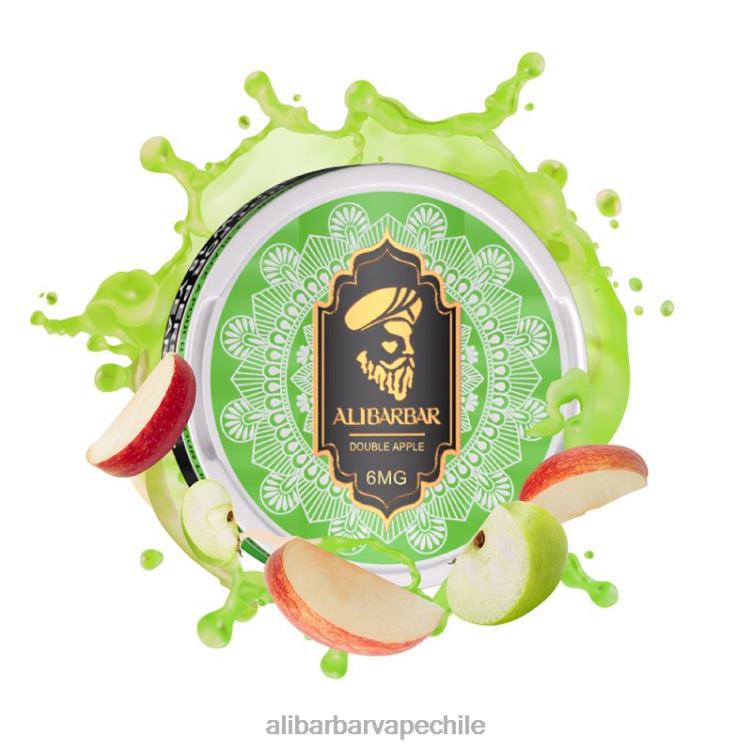 Alibarbar bolsas de nicotina manzana doble 2864696 - Alibarbar Vape Chile