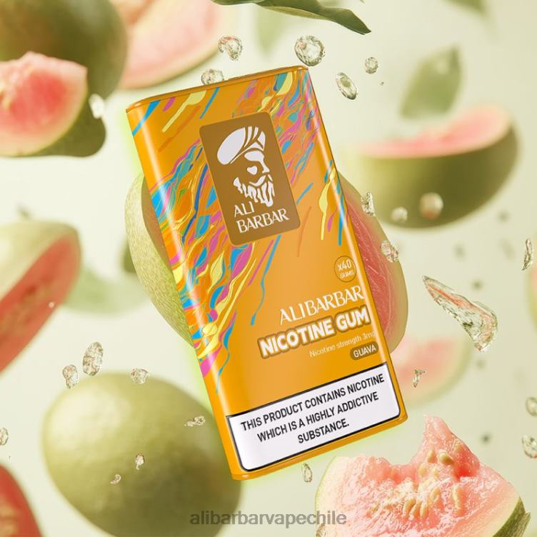 Alibarbar chicle de nicotina guayaba 28646100 - Alibarbar Vape Nicotine