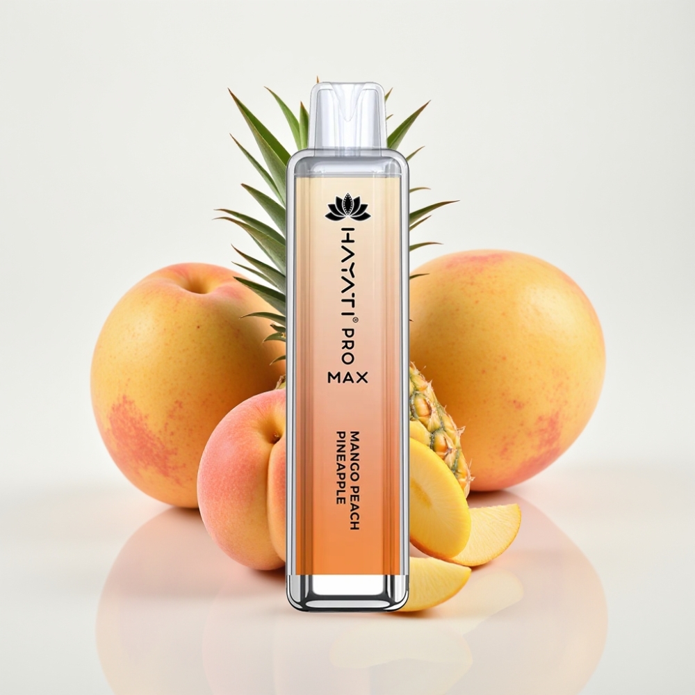 Hayati Pro Max 4000 Caladas Vape Desechable Mango Melocotón Piña