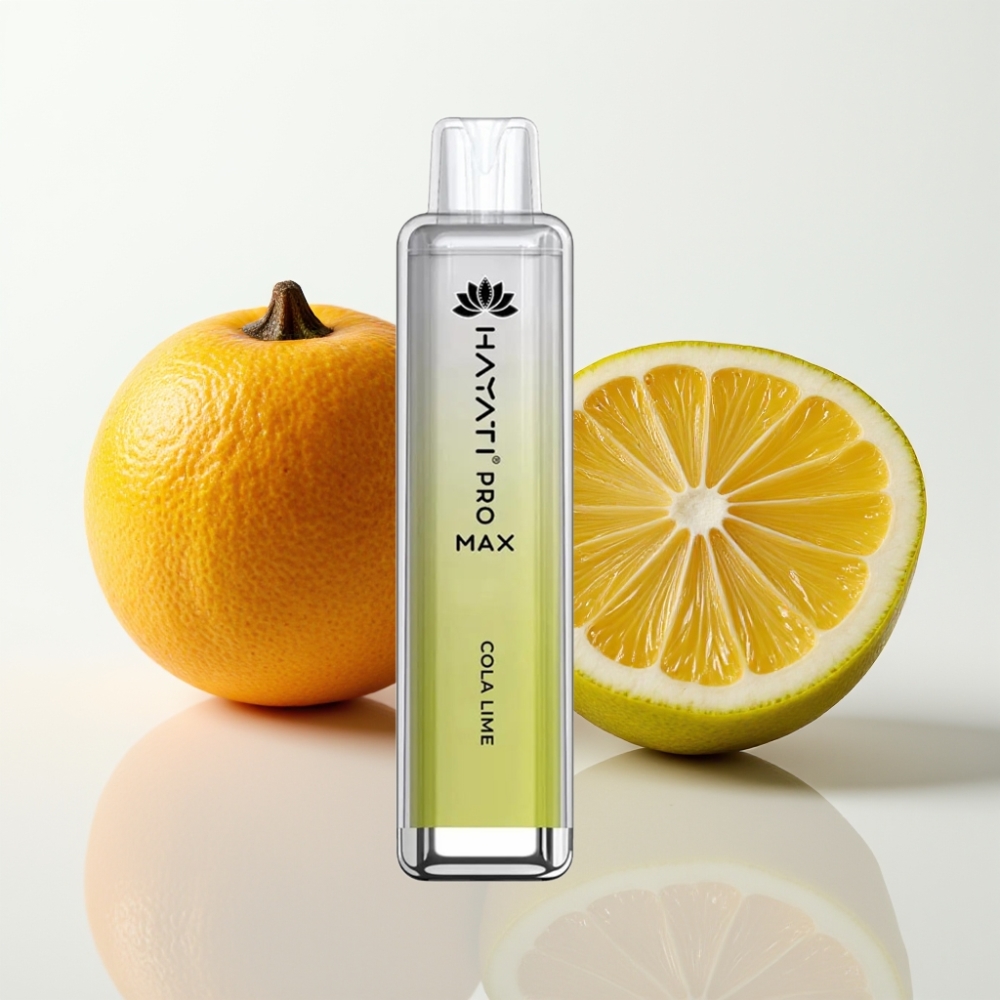 Hayati Pro Max 4000 Puffs Vape Desechable Cola Lima Recargable
