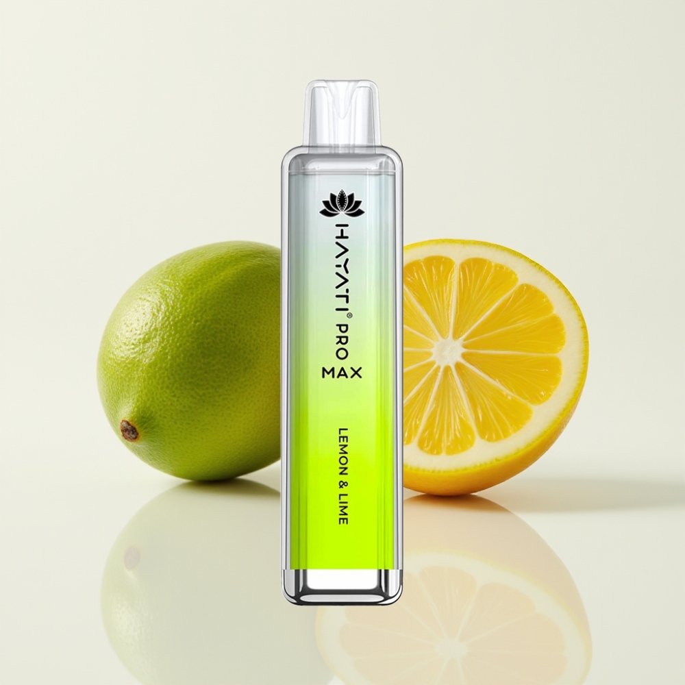 Hayati Pro Max 4000 Puffs Vape Desechable Recargable Limón y Lima
