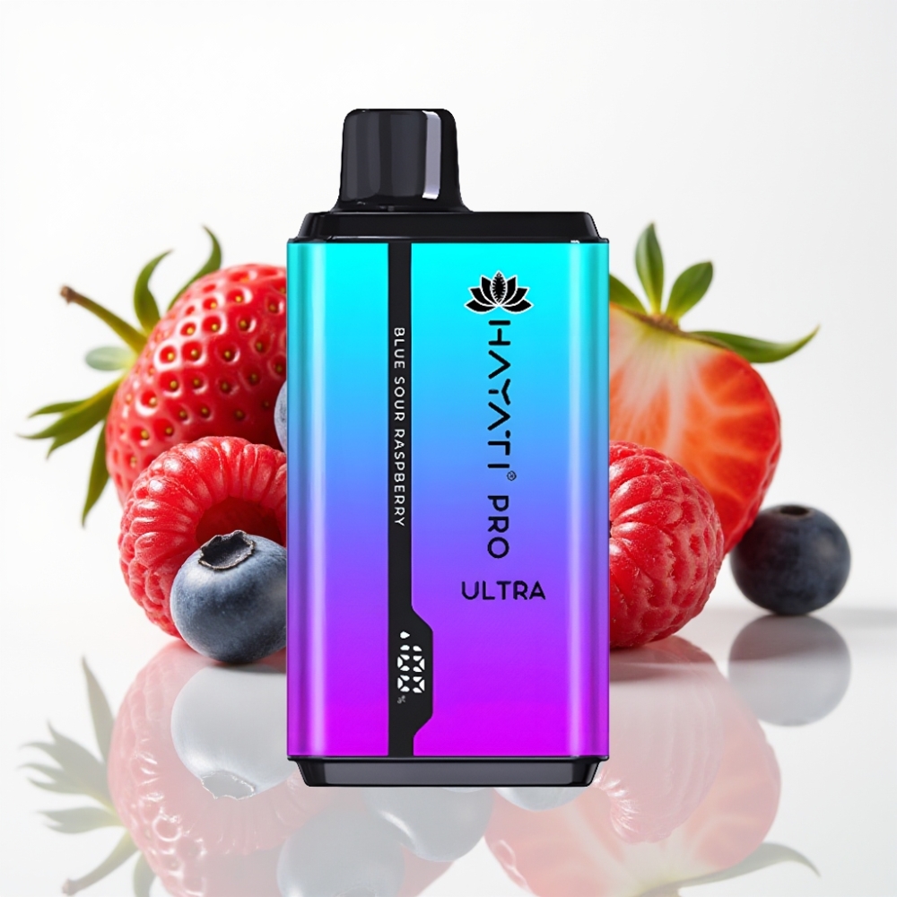 Hayati Pro Ultra 15000 Puffs - 2×12ml - Arándano Fresa Mentolado - 2% Nicotina