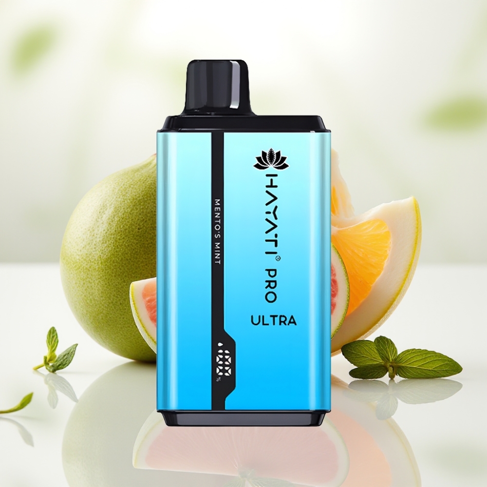 Hayati Pro Ultra 15000 Puffs Vape Menta Mentolada - 12ml, 2% Nic, 850mAh