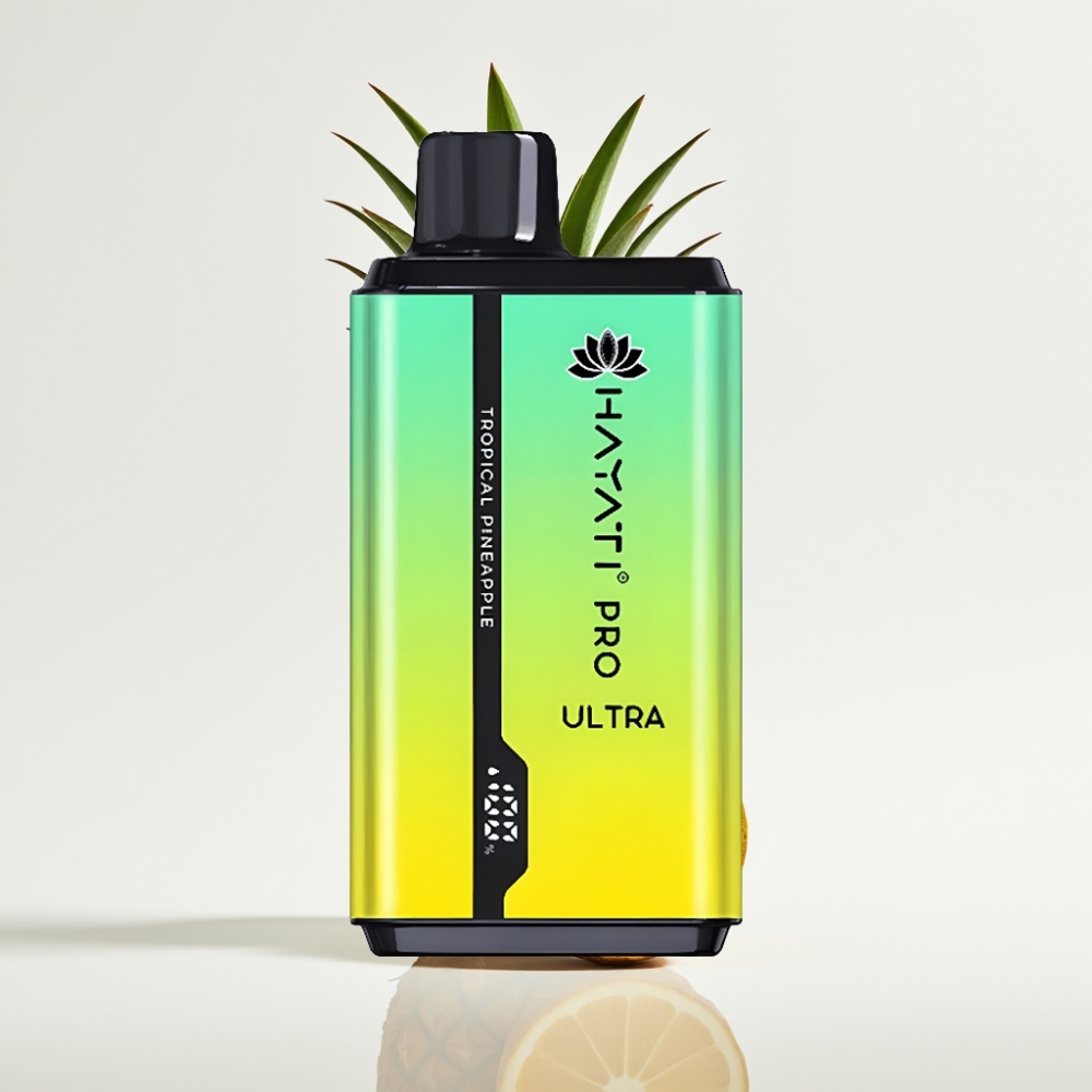 Hayati Pro Ultra 15000 Puffs Vape Piña Tropical 2×12ml 2% Nicotina