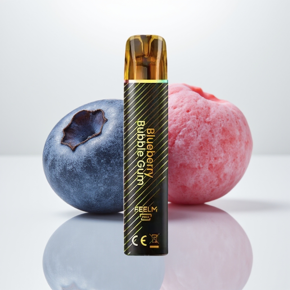 JNR Black&Golden 800 Puffs Vape Desechable Chicle de Arándano Azul TPD
