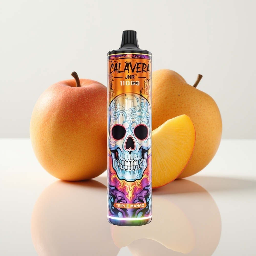 JNR Calavera 11000 Puffs Vape Desechable Triple Mango – Tipo-C, 850mAh, 21ml
