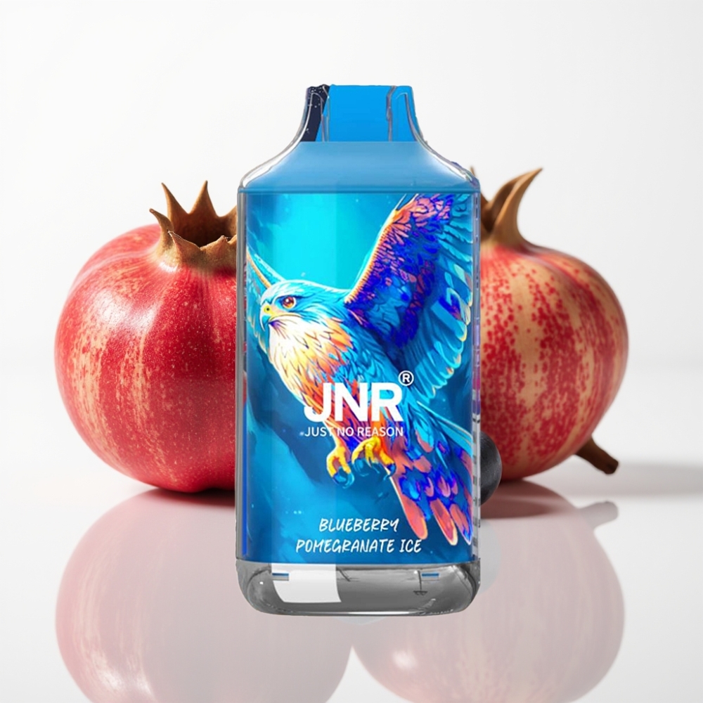 JNR Falcon 16000 Puffs Vape Desechable Arándano Granada Helada - 850mAh, Tipo C