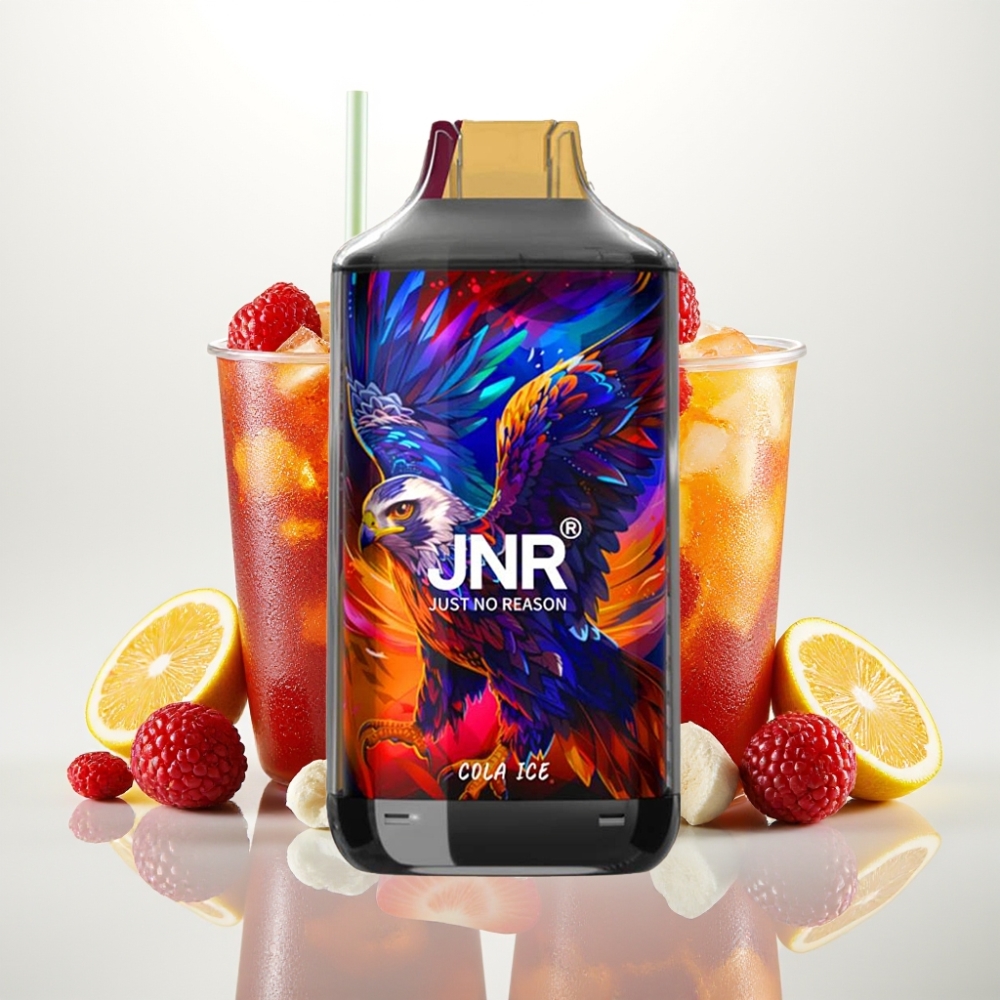 JNR Falcon 16000 Puffs Vape Desechable Cola Helada - 850mAh, Doble Malla, Tipo C