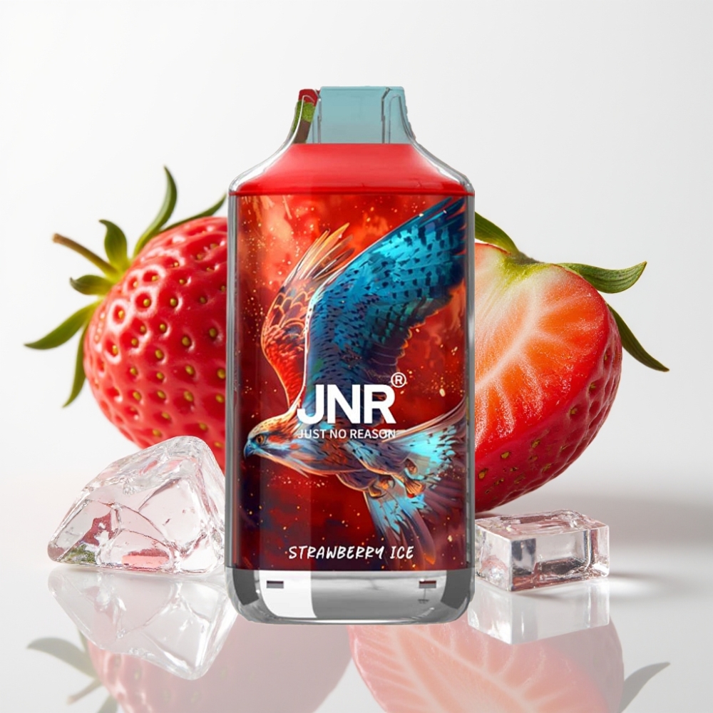 JNR Falcon 16000 Puffs Vape Fresa Helada – 22ml, Doble Malla, Tipo C