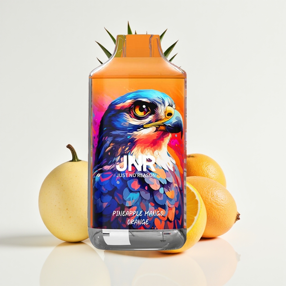 JNR Falcon 16000 Puffs Vape Piña Mango Naranja – 22ml, Dual Mesh, Tipo C