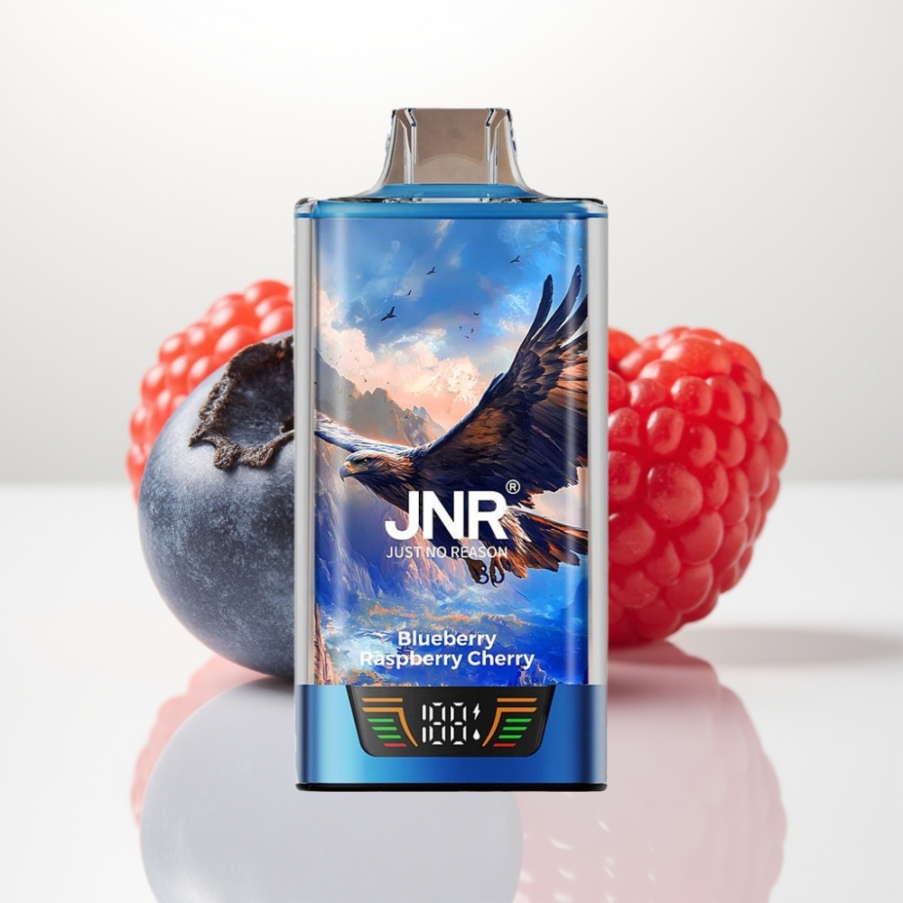 JNR Falcon Pro 28000 Desechable – Arándano Frambuesa Cereza, 30ml, 5% Nicotina