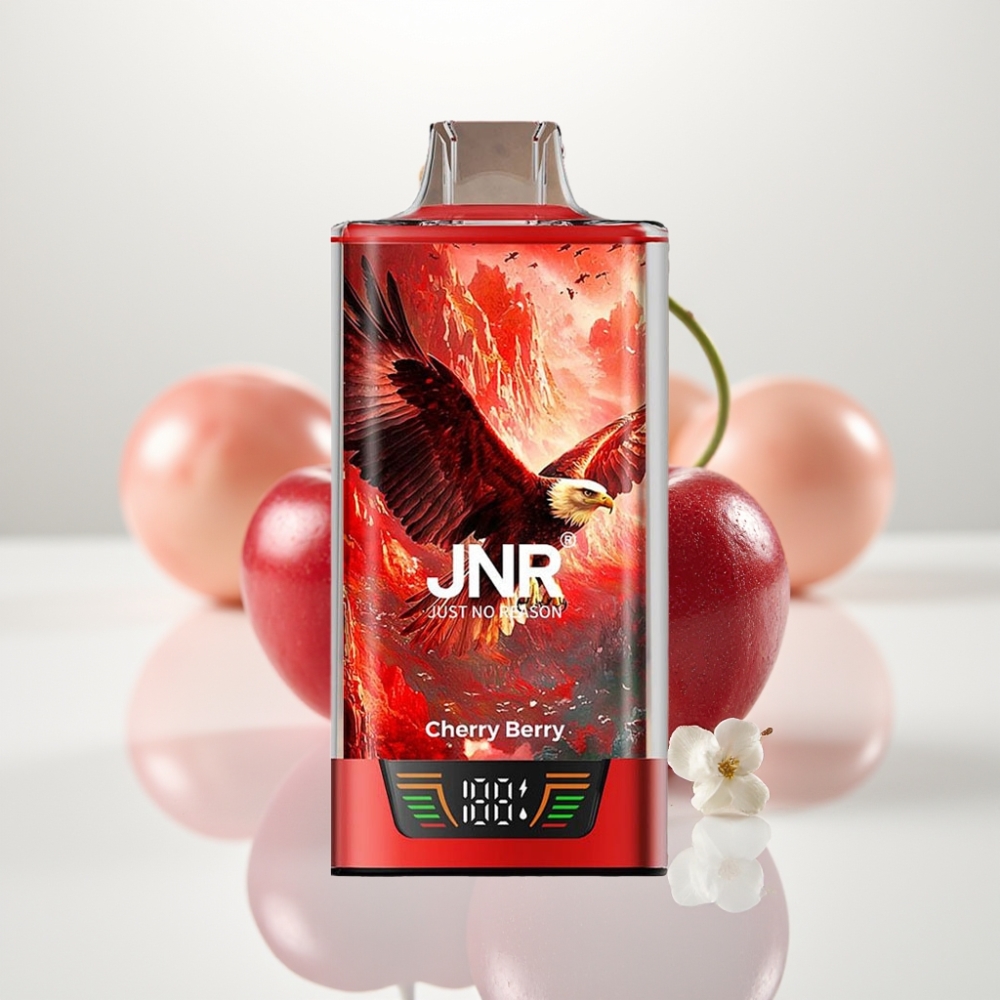 JNR Falcon Pro 28000 Desechable Vape Cereza y Baya – 30ml, 5% Nicotina, USB-C