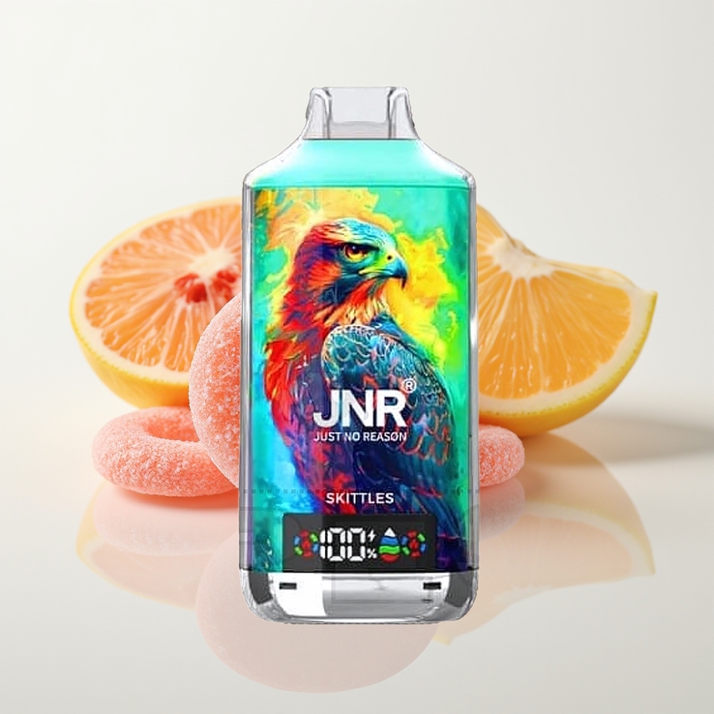 JNR Falcon X 18000 Puffs Skittles – 24ml, Dual Mesh, Tipo-C