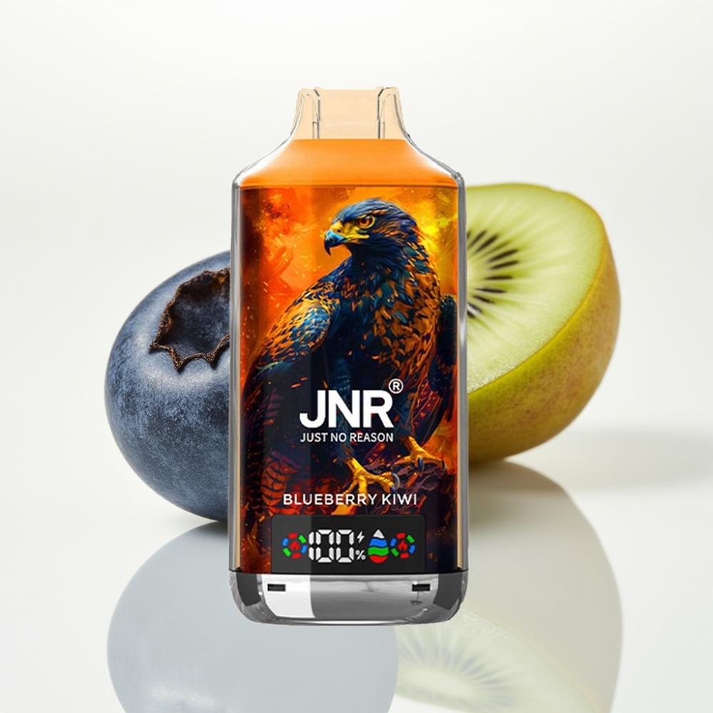 JNR Falcon X 18000 Puffs Vape Desechable Arándano Kiwi - 24ml, Dual Mesh