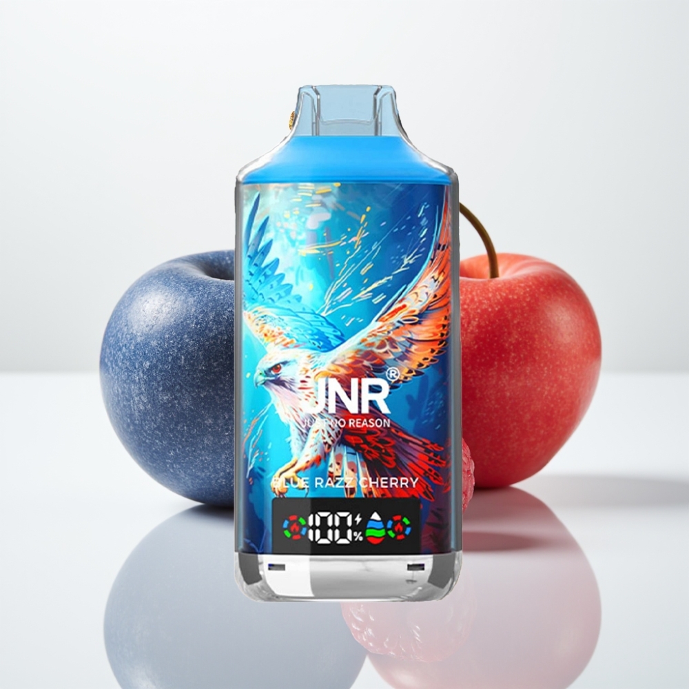 JNR Falcon X 18000 Puffs Vape Dual Mesh Cereza Frambuesa Azul