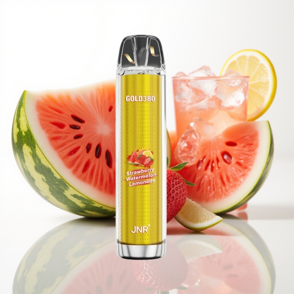 JNR Gold380 6000 Caladas Vape Desechable Fresa Sandía Limonada