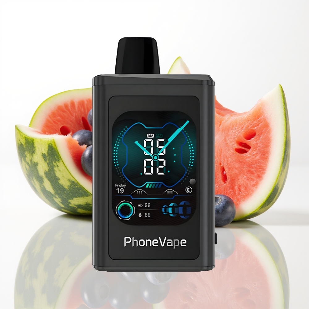 JNR PhoneVape 30000 Caladas Recargable con Tipo-C y Modo Turbo – Sandía Arándano