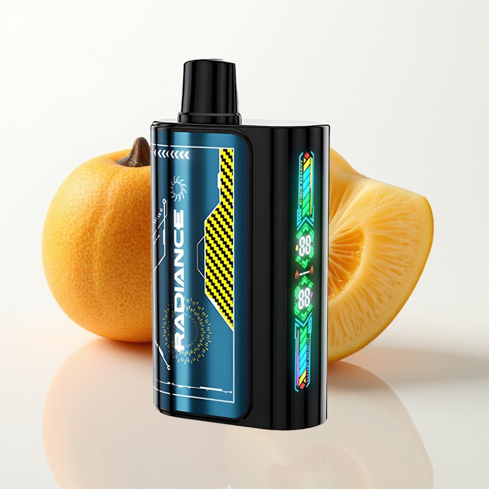 JNR Radiance 31000 Puffs Vape Recargable con Sabor HAWÁI – Pantalla Animada, Doble Malla