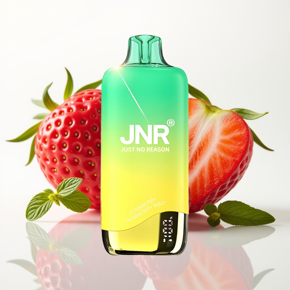 JNR Rainbow 10500 Puffs Vape Desechable Fresa Frambuesa Menta - 18ml 0.8ohm