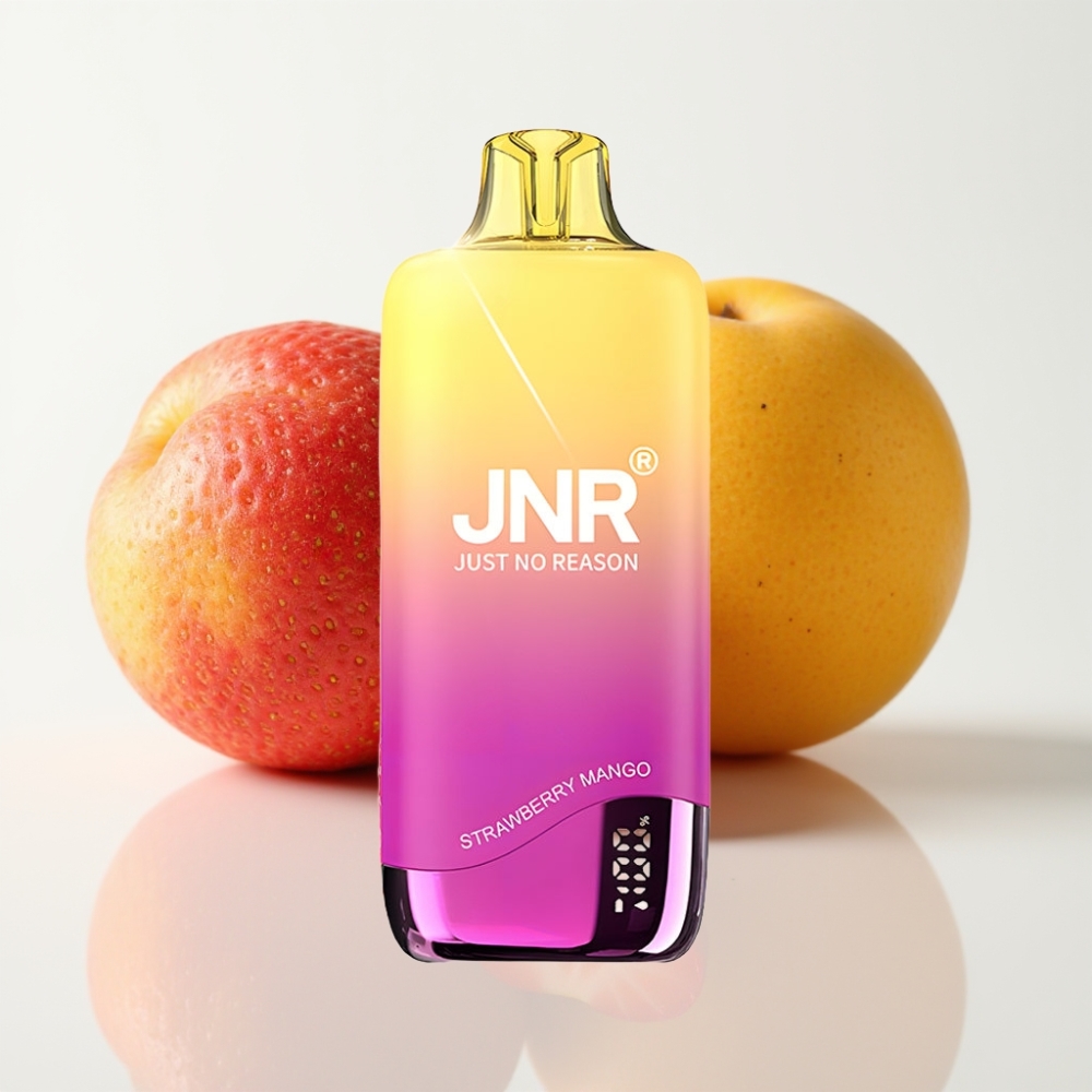 JNR Rainbow 10500 Puffs Vape Desechable Fresa Mango – 18ml, 0.8ohm, USB-C