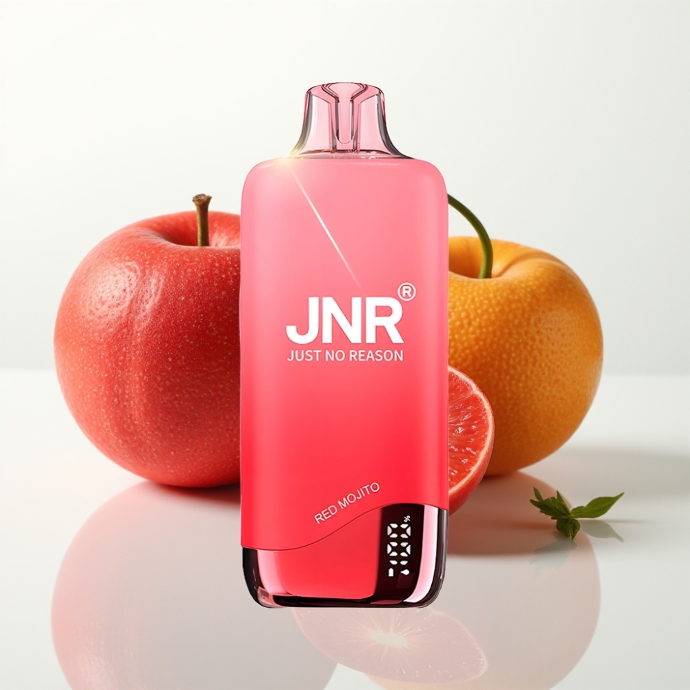 JNR Rainbow 10500 Puffs Vape Desechable Mojito Rojo – 18ml, 0.8ohm, USB-C