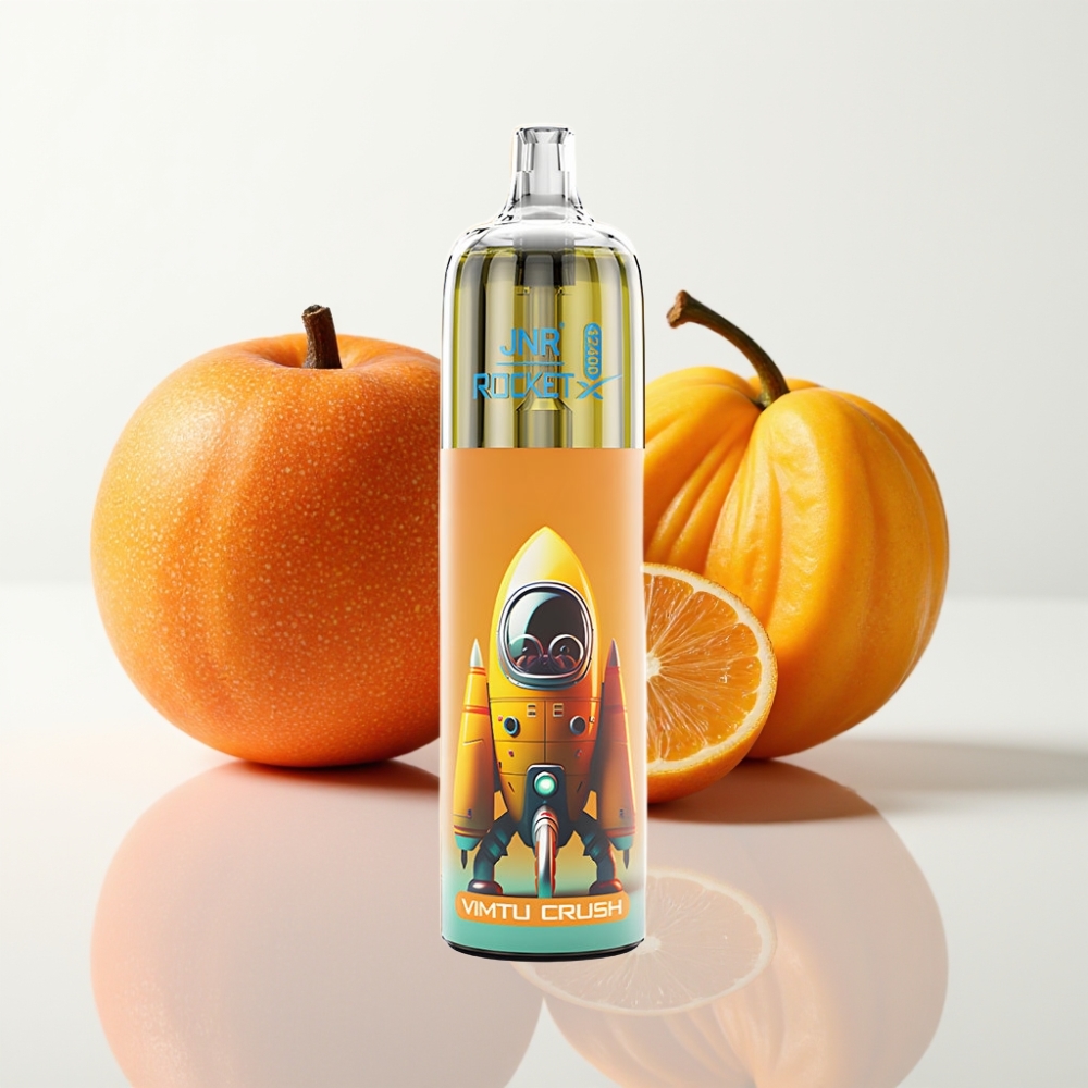 JNR Rocket-X 12400 Puffs Vape Desechable con Aire Ajustable, Luz RGB y Tipo-C