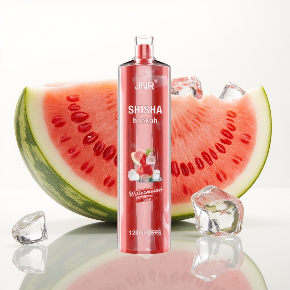 JNR Shisha Hookah 12000 Puffs 24ml Sandía Helada Vape Desechable 750mAh Tipo-C