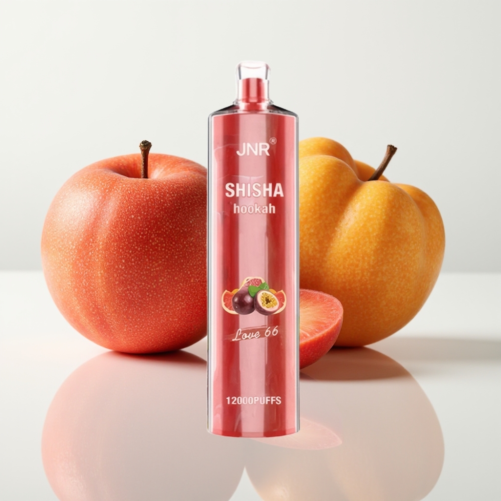 JNR Shisha Hookah 12000 Puffs Vape Desechable Amor 66 – 24ml, 0.6 Ohm, Tipo-C