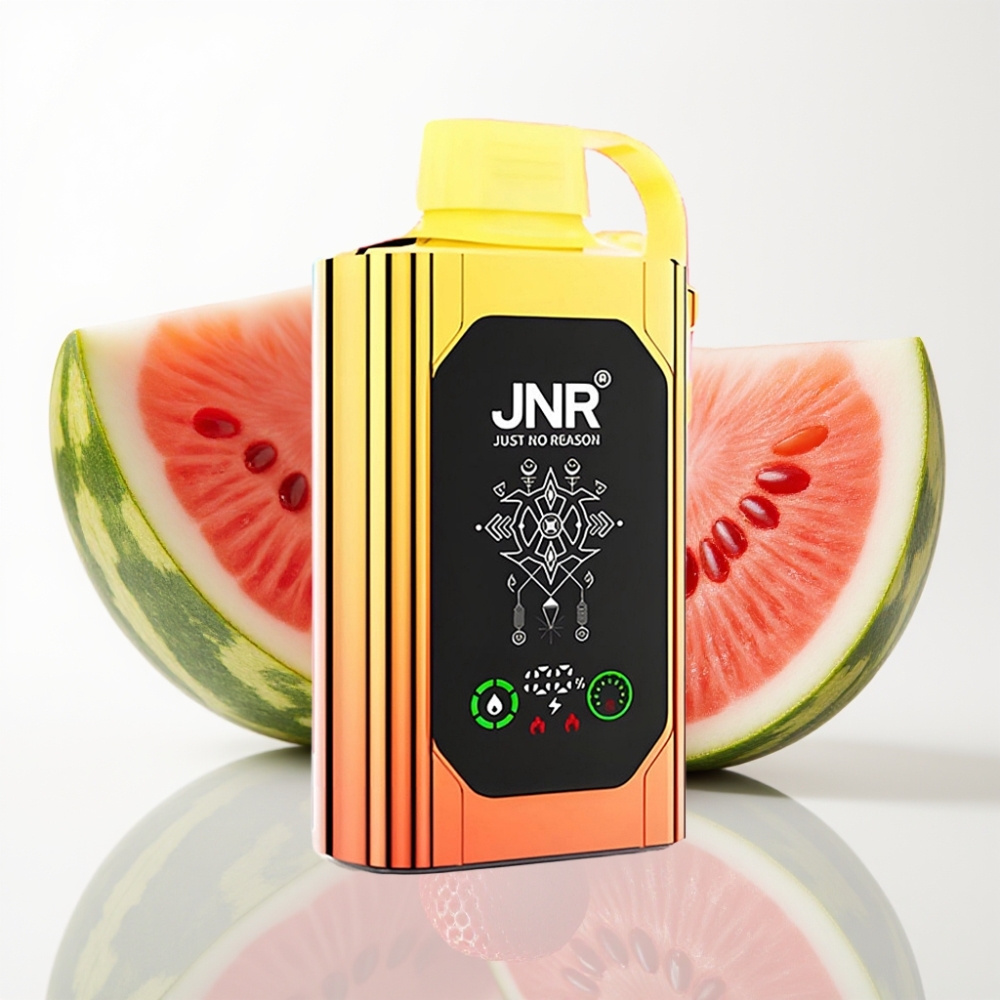 JNR Shisha Hookah Box 20500 Puffs Watermelon Fresa Bubblegum - Doble Malla, Tipo-C