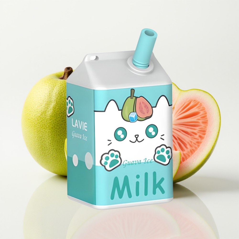 LAVIE Milk 7000 Puffs Vape Desechable – Guayaba Hielo, 16ML, 5% Nicotina