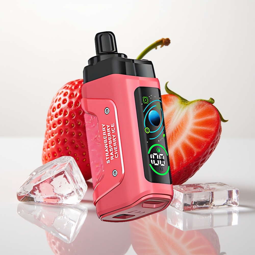 Razz Bar 45000 Puffs Vape Desechable Fresa Cereza Hielo con Bobina Mesh 1.0 Ohm