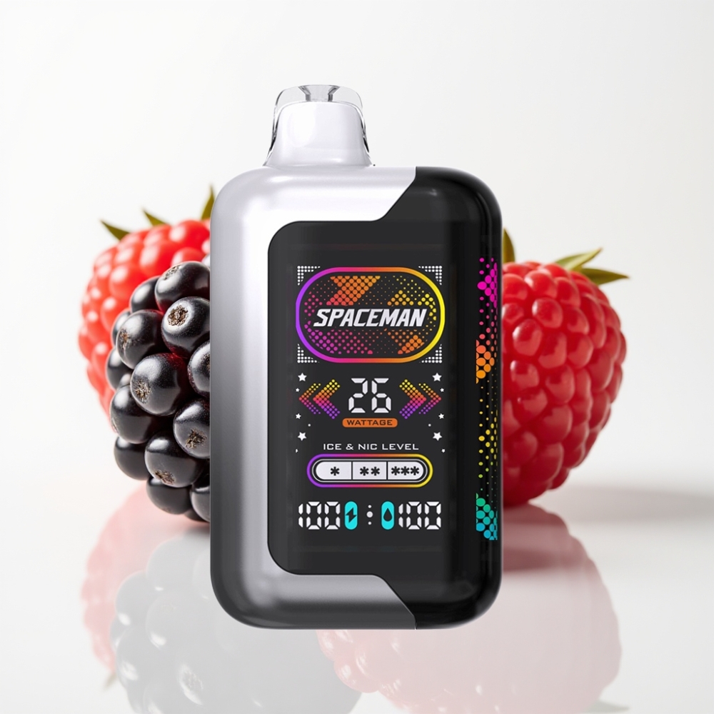 Spaceman SP40000 Cero Nicotina Disposable Vape 20ml - Blackberry Razz