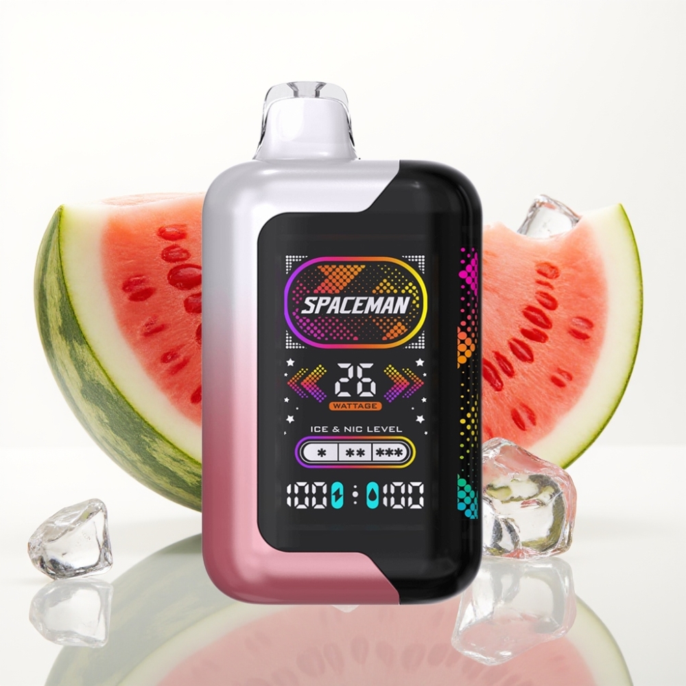 Spaceman SP40000 Zero Nic Disposable Vape 20ml - 0% Nicotina, 40000 Caladas, Pantalla LED 2.28", Batería 1000mAh