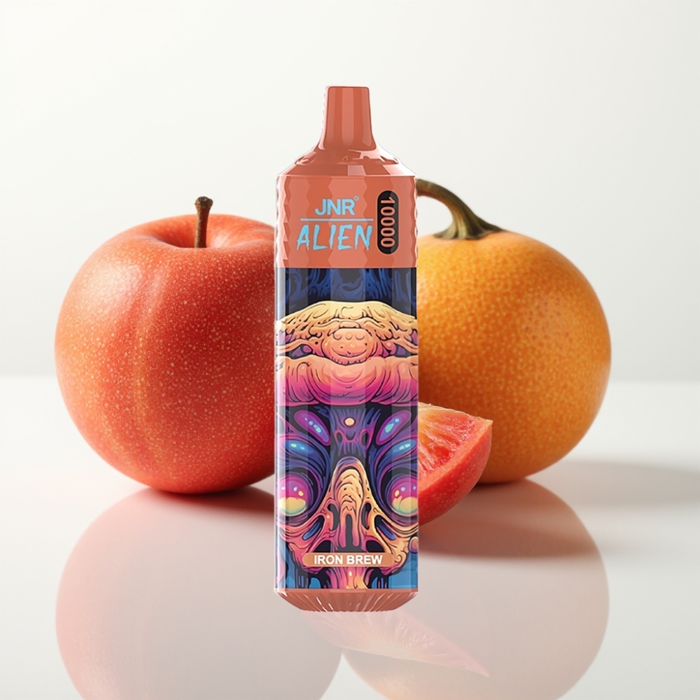 JNR Alien 10000 Puffs Vape Desechable – Bebida de Hierro 850mAh RGB Tipo-C