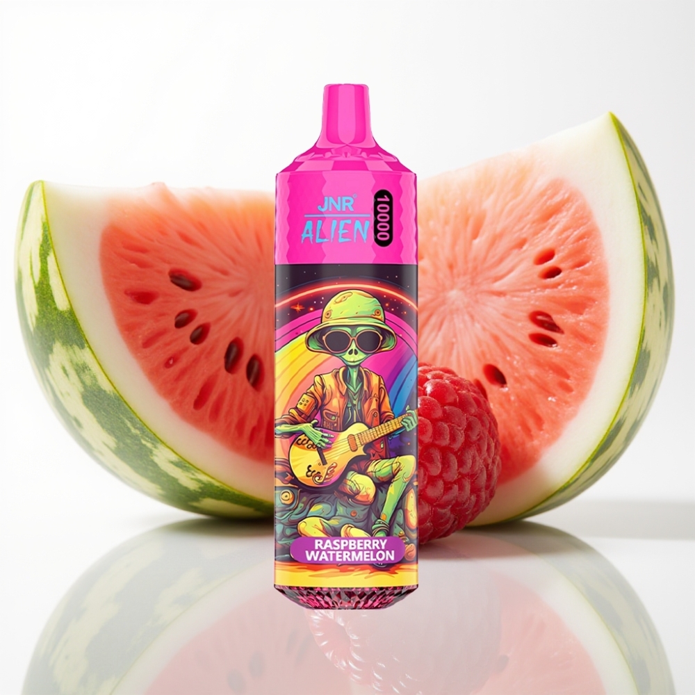 JNR Alien 10000 Puffs Vape Dispositivo Frambuesa Sandía 850mAh Tipo-C RGB