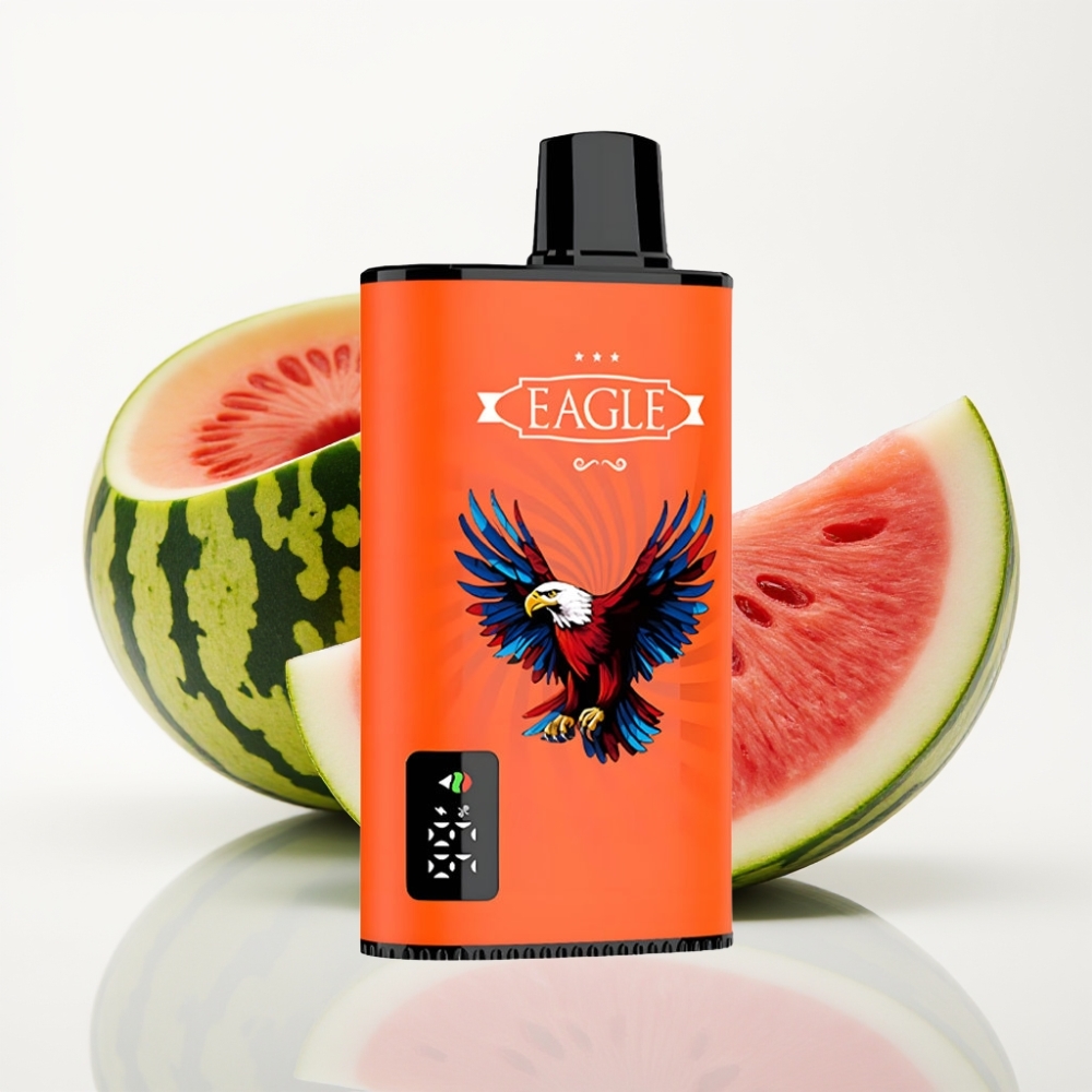JNR EAGLE Smart 23000 Puffs Vape Desechable con Pantalla Digital y Coil Mesh 10ohm - Chicle de Sandía