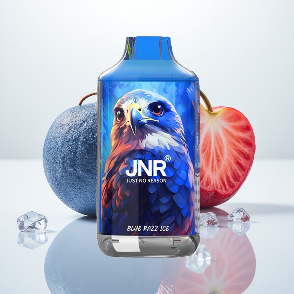 JNR Falcon 16000 Puffs Vape Azúl Frambuesa Hielo - 850mAh 22ml Dual Mesh